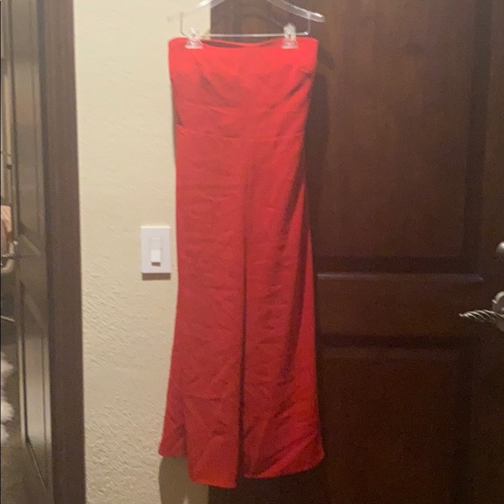 Babaton red jumpsuit
